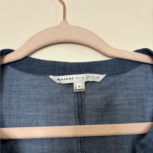 Hatch the nines chambray one piece jumpsuit M - Picture 3 of 5